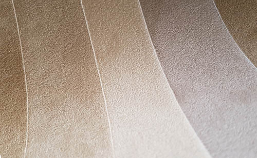 Faux suede wallcovering
